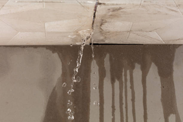 Professional Burst Pipe Cleanup technician working in Harrisburg, MO